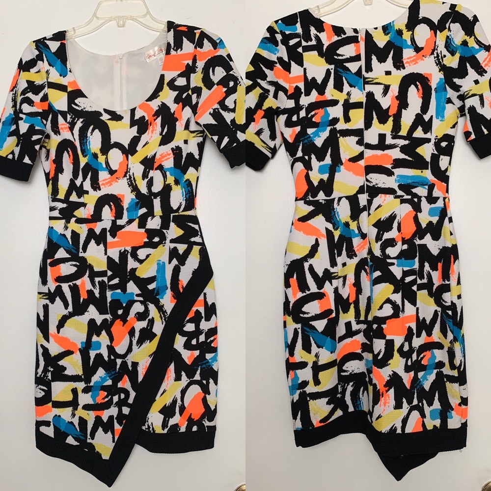 Brightly colored dress